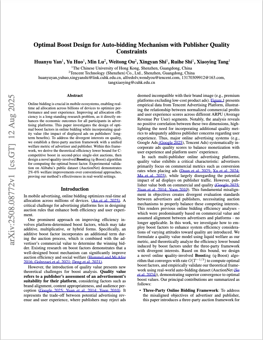 Optimal Boost Design for Auto-bidding Mechanism with Publisher Quality Constraints